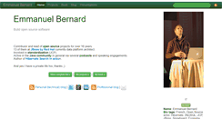 Desktop Screenshot of emmanuelbernard.com