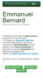 Mobile Screenshot of emmanuelbernard.com